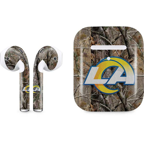 NFL Los Angeles Rams Realtree AP Camo Apple AirPods 2 Skin
