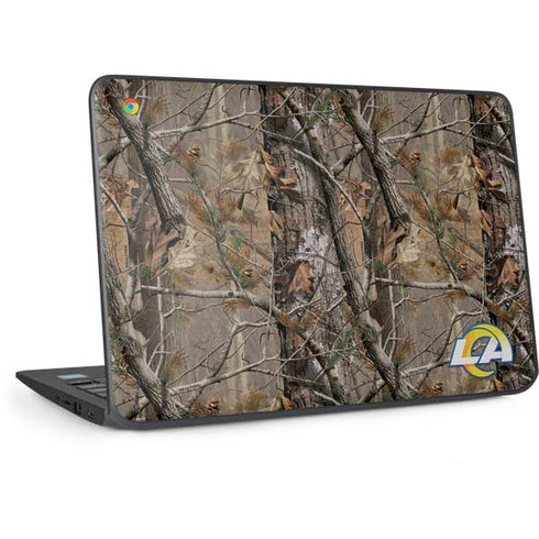 NFL Los Angeles Rams Realtree AP Camo HP Chromebook Skin