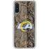 NFL Los Angeles Rams Realtree AP Camo Galaxy A10e Clear Case