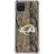 NFL Los Angeles Rams Realtree AP Camo Galaxy A12 Clear Case