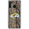 NFL Los Angeles Rams Realtree AP Camo Galaxy A21 Clear Case