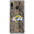 NFL Los Angeles Rams Realtree AP Camo Galaxy A30 Clear Case