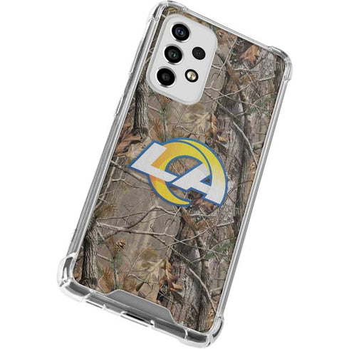 NFL Los Angeles Rams Realtree AP Camo Galaxy A33 5G Clear Case