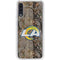 NFL Los Angeles Rams Realtree AP Camo Galaxy A50 Clear Case