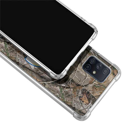 NFL Los Angeles Rams Realtree AP Camo Galaxy A51 5G Clear Case