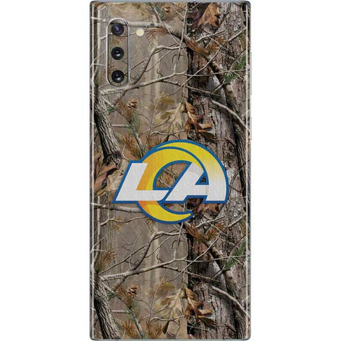 NFL Los Angeles Rams Realtree AP Camo Galaxy Note 10 Skin