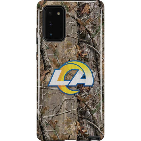 NFL Los Angeles Rams Realtree AP Camo Galaxy Note20 5G Pro Case