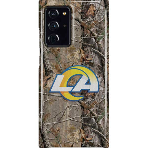 NFL Los Angeles Rams Realtree AP Camo Galaxy Note20 Ultra 5G Lite Case