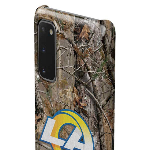 NFL Los Angeles Rams Realtree AP Camo Galaxy S20 Lite Case