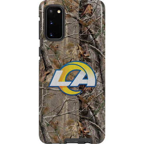 NFL Los Angeles Rams Realtree AP Camo Galaxy S20 Pro Case