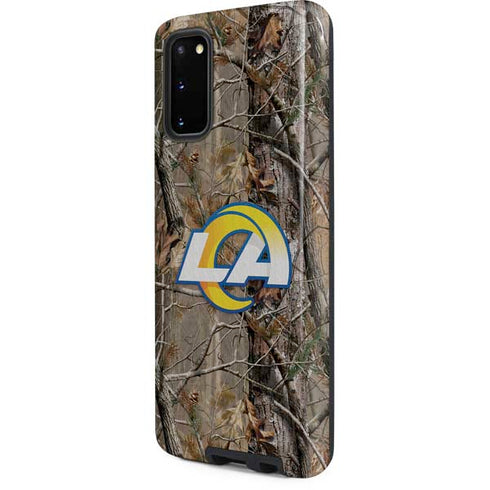 NFL Los Angeles Rams Realtree AP Camo Galaxy S20 Pro Case