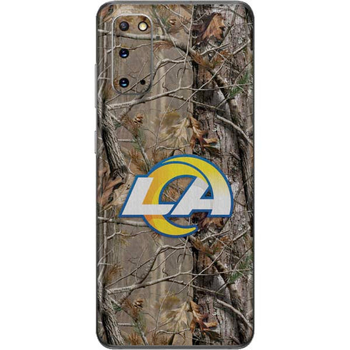 NFL Los Angeles Rams Realtree AP Camo Galaxy S20 Skin