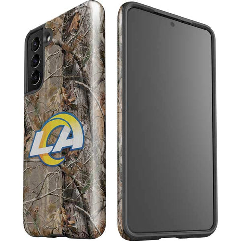 NFL Los Angeles Rams Realtree AP Camo Galaxy S21 5G Pro Case