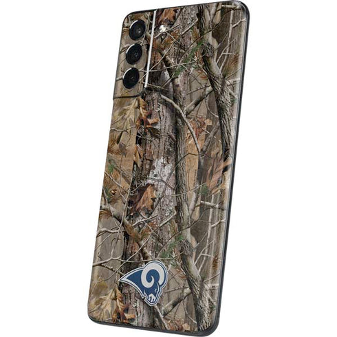NFL Los Angeles Rams Realtree AP Camo Galaxy S21 5G Skin
