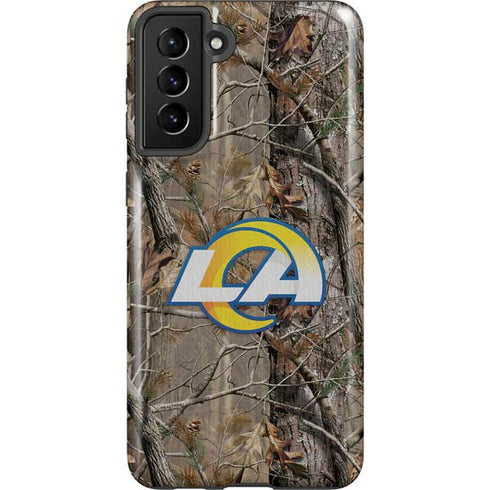 NFL Los Angeles Rams Realtree AP Camo Galaxy S21 FE Pro Case