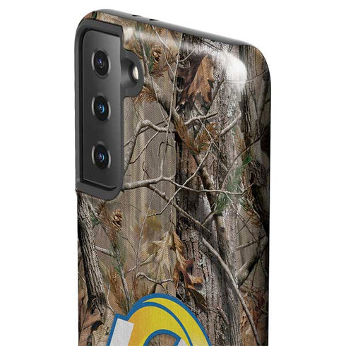 NFL Los Angeles Rams Realtree AP Camo Galaxy S21 FE Pro Case