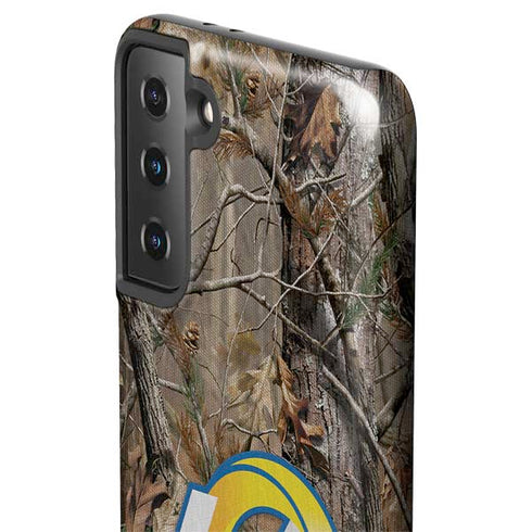 NFL Los Angeles Rams Realtree AP Camo Galaxy S21 Plus 5G Pro Case