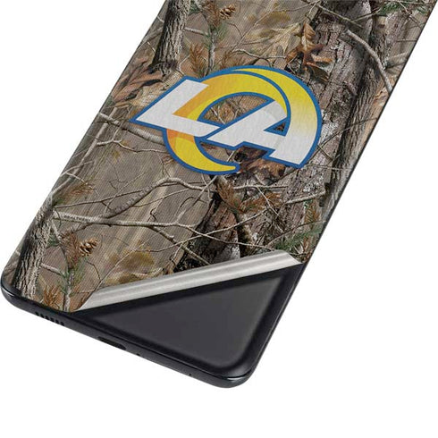 NFL Los Angeles Rams Realtree AP Camo Galaxy S21 Plus 5G Skin