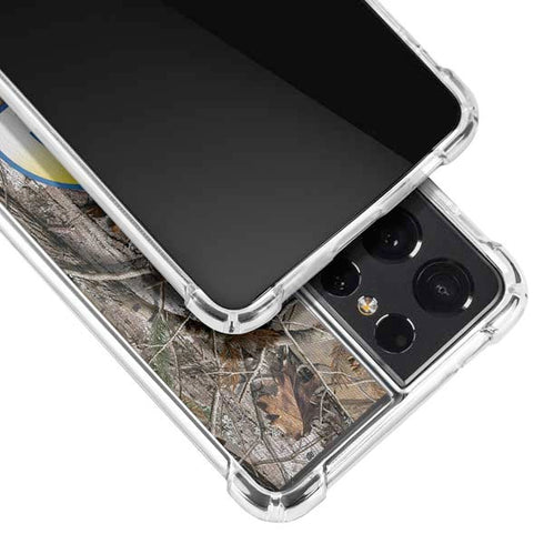 NFL Los Angeles Rams Realtree AP Camo Galaxy S21 Ultra 5G Clear Case