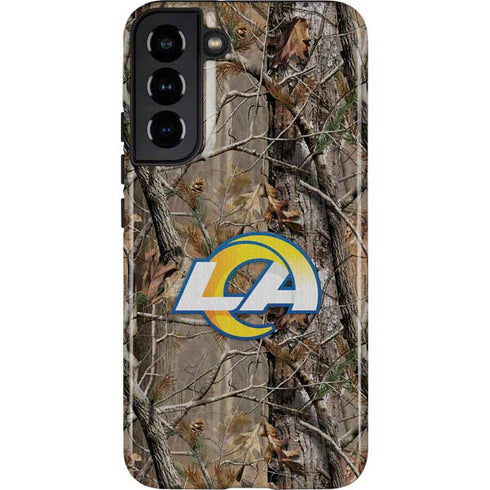 NFL Los Angeles Rams Realtree AP Camo Galaxy S22 Plus Pro Case