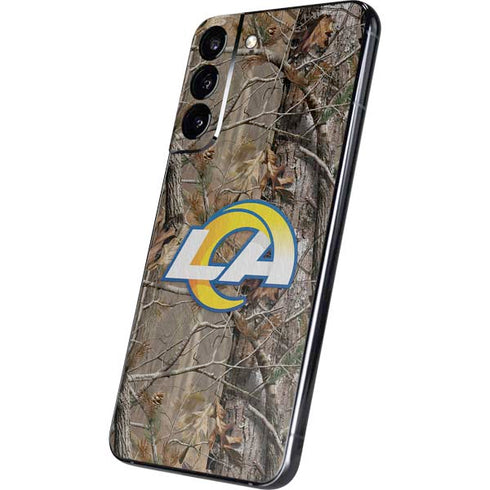 NFL Los Angeles Rams Realtree AP Camo Galaxy S22 Plus Skin