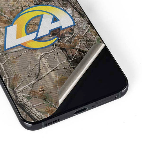 NFL Los Angeles Rams Realtree AP Camo Galaxy S22 Plus Skin
