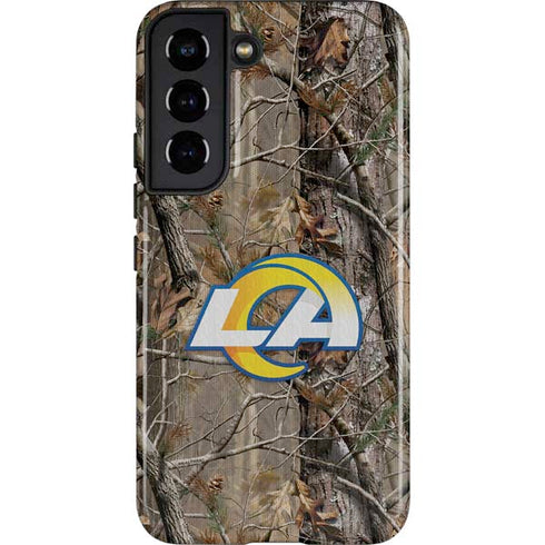 NFL Los Angeles Rams Realtree AP Camo Galaxy S22 Pro Case