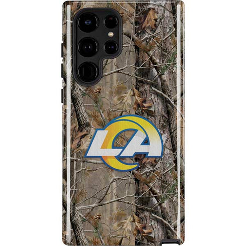 NFL Los Angeles Rams Realtree AP Camo Galaxy S22 Ultra Pro Case