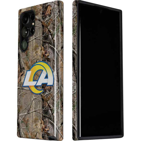NFL Los Angeles Rams Realtree AP Camo Galaxy S22 Ultra Pro Case