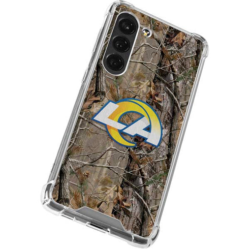 NFL Los Angeles Rams Realtree AP Camo Galaxy S23 Clear Case