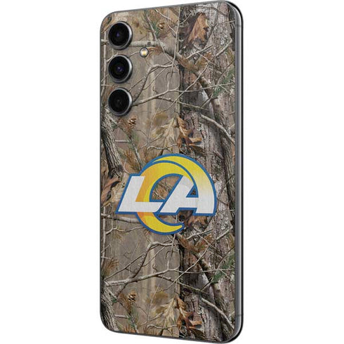 NFL Los Angeles Rams Realtree AP Camo Galaxy S23 FE Skin