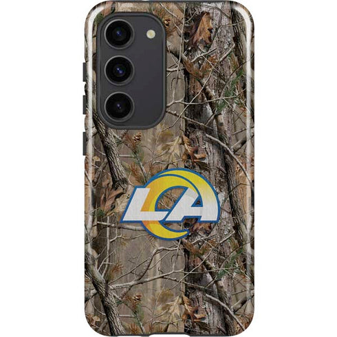 NFL Los Angeles Rams Realtree AP Camo Galaxy S23 Pro Case