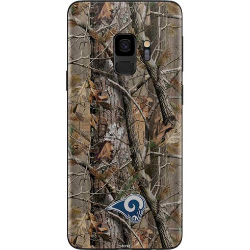 NFL Los Angeles Rams Realtree AP Camo Galaxy S9 Skin