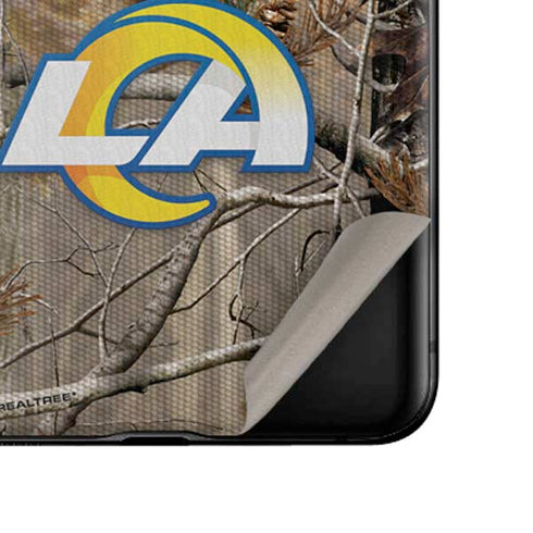 NFL Los Angeles Rams Realtree AP Camo Galaxy Z Flip Skin