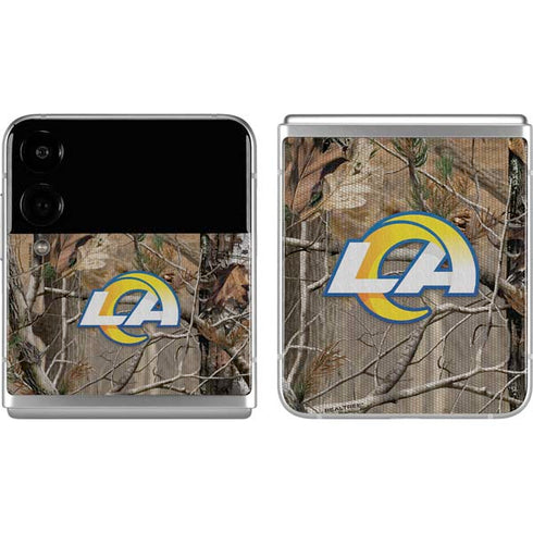 NFL Los Angeles Rams Realtree AP Camo Galaxy Z Flip4 5G Skin