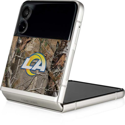NFL Los Angeles Rams Realtree AP Camo Galaxy Z Flip4 5G Skin