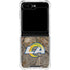 NFL Los Angeles Rams Realtree AP Camo Galaxy Z Flip5 5G Clear Case