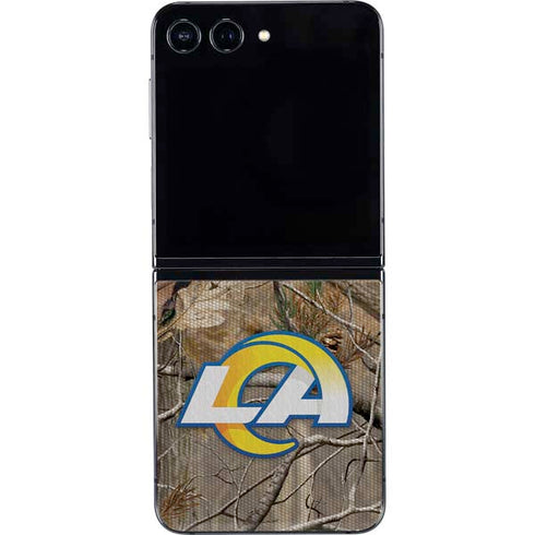 NFL Los Angeles Rams Realtree AP Camo Galaxy Z Flip5 5G Skin