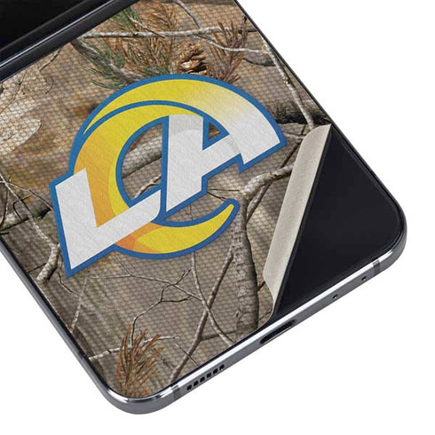 NFL Los Angeles Rams Realtree AP Camo Galaxy Z Flip5 5G Skin