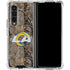 NFL Los Angeles Rams Realtree AP Camo Galaxy Z Fold4 5G Clear Case
