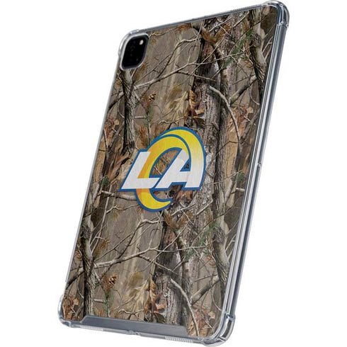 NFL Los Angeles Rams Realtree AP Camo iPad Pro 12.9in (2020) Clear Case