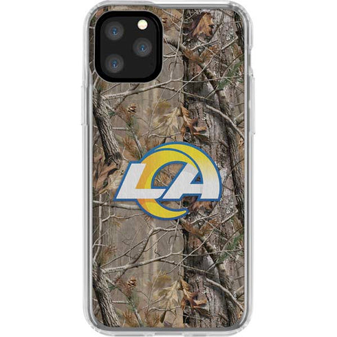 NFL Los Angeles Rams Realtree AP Camo iPhone 11 Pro Clear Case