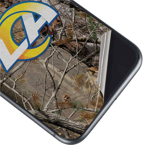 NFL Los Angeles Rams Realtree AP Camo iPhone 11 Skin