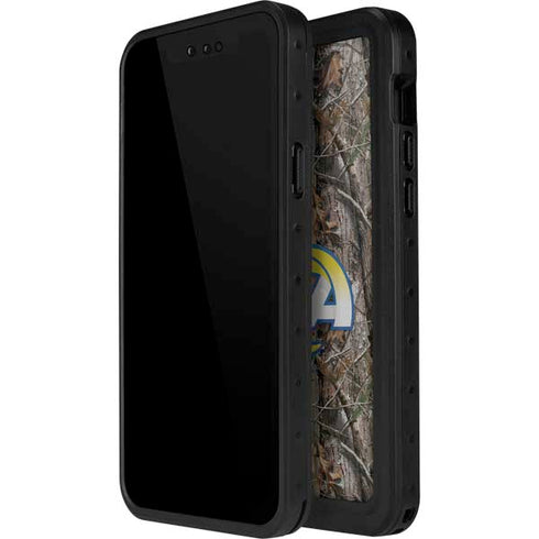 NFL Los Angeles Rams Realtree AP Camo iPhone 12 Pro Max Waterproof Case