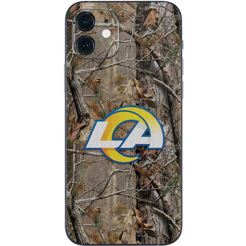 NFL Los Angeles Rams Realtree AP Camo iPhone 12 Skin