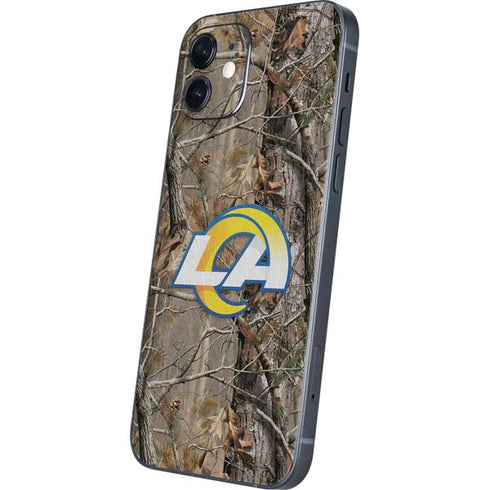 NFL Los Angeles Rams Realtree AP Camo iPhone 12 Skin