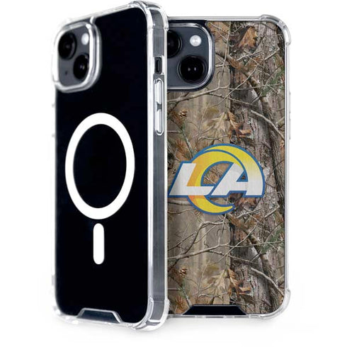 NFL Los Angeles Rams Realtree AP Camo iPhone 13 MagSafe Case