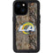 NFL Los Angeles Rams Realtree AP Camo iPhone 13 Mini Waterproof Case
