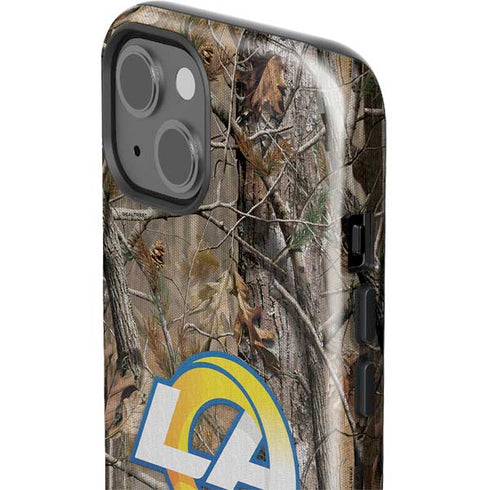 NFL Los Angeles Rams Realtree AP Camo iPhone 15 Impact Case