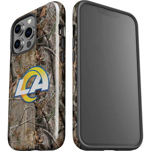 NFL Los Angeles Rams Realtree AP Camo iPhone 15 Pro Impact Case